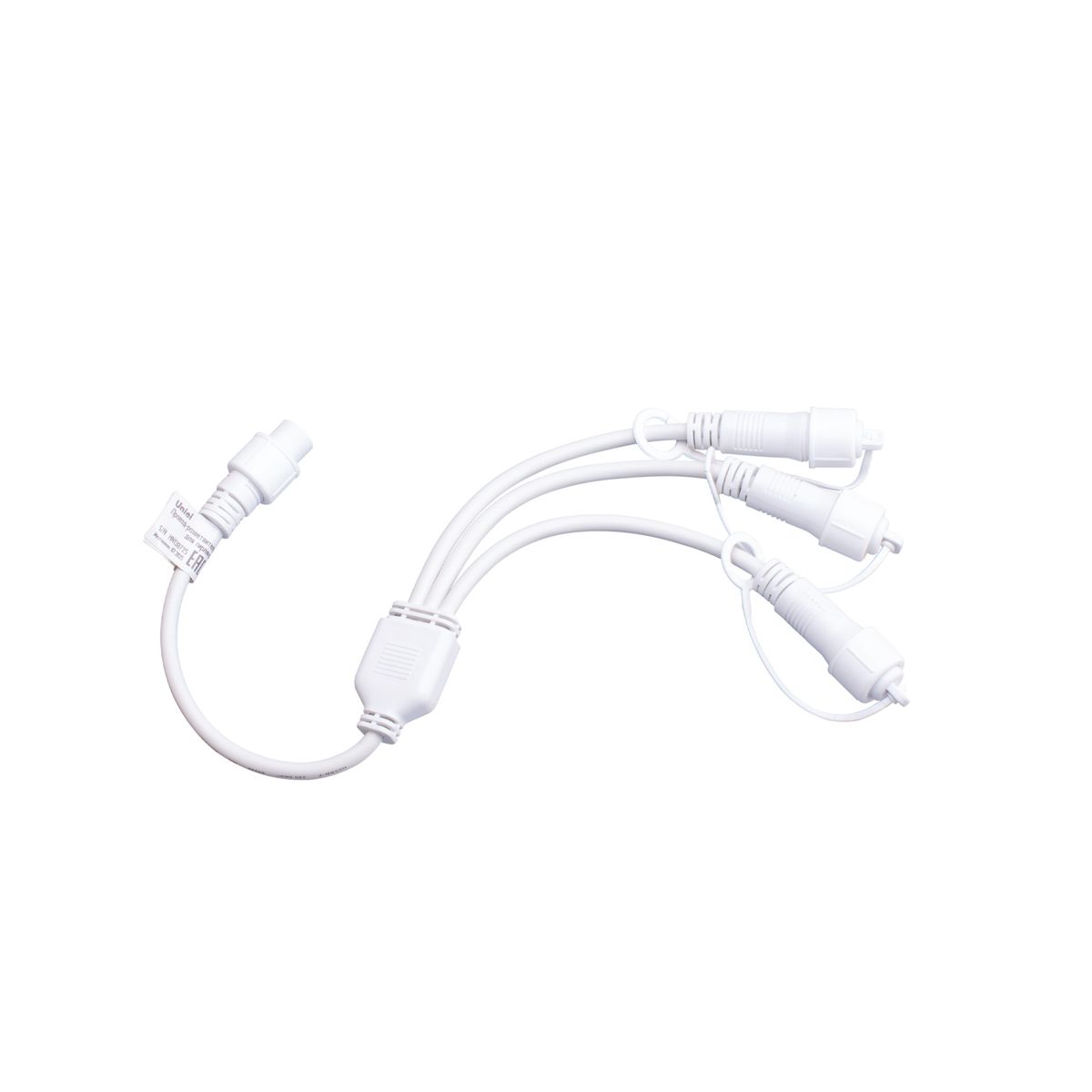 фото провод-разветвитель для гирлянд uniel ucx-f90 s3/0.4m/wh ul-00013234 | 220svet.ru