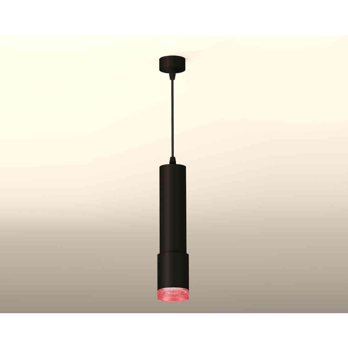 фото комплект подвесного светильника ambrella light techno spot xp7422003 sbk/pi черный песок/розовый (a2302, c6356, a2030, c7422, n7193) | 220svet.ru