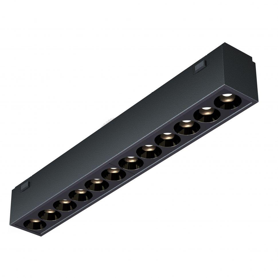 фото трековый магнитный светодиодный светильник iledex technical vision 4825-039-l197-12w-36dg-4000k-bk | 220svet.ru