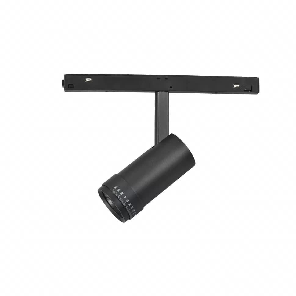 фото трековый магнитный светодиодный светильник iledex technical vision zoom 4822-020-d47-10w-10/60dg-4000k-bk | 220svet.ru