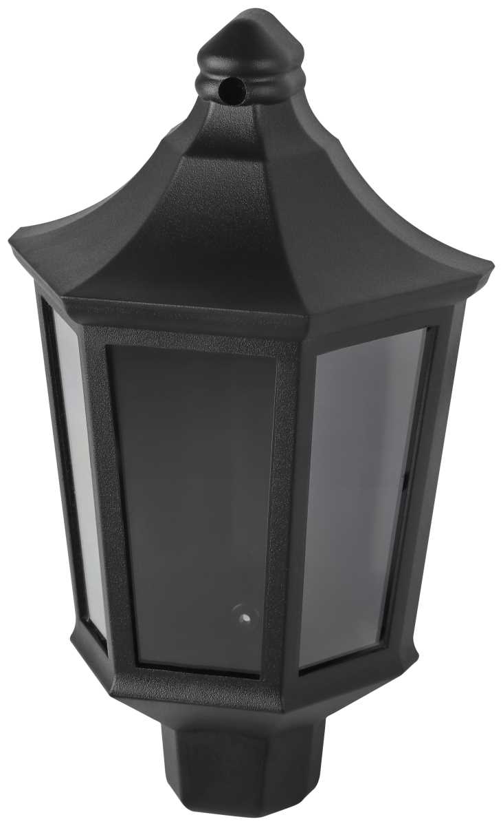 фото садово-парковый светильник эра «ника» нбу 06-60-003 60вт черный прозрачный б0061159 | 220svet.ru