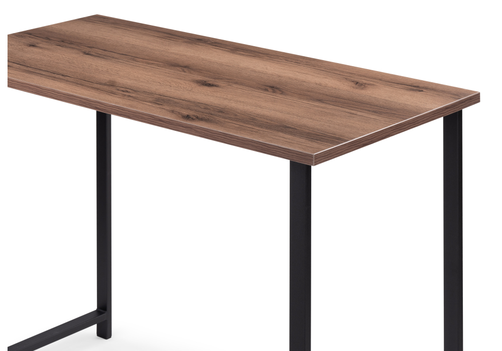 фото стол woodville дилан лофт 120х40х110 дуб делано темный 513977 | 220svet.ru