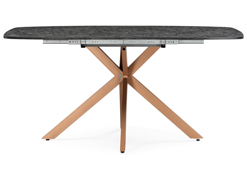 фото стол деревянный раскладной 116(160)x77 woodville кортез малави / медь 619232 | 220svet.ru