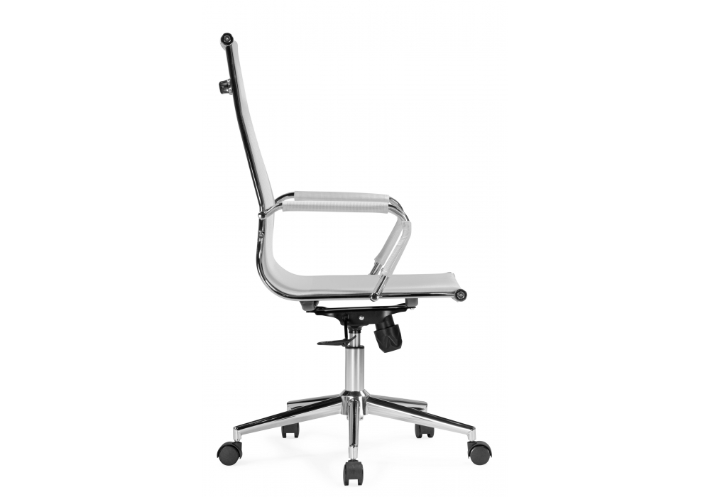 фото компьютерное кресло woodville reus сетка белый / хром 15969 | 220svet.ru