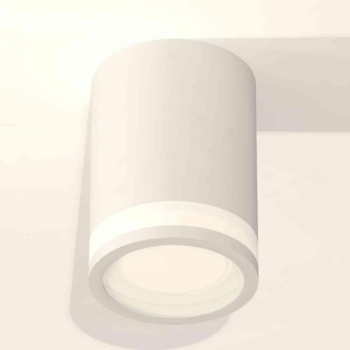 фото комплект накладного светильника ambrella light techno spot xs7421021 swh/fr белый песок/белый матовый (c7421, n7120) | 220svet.ru