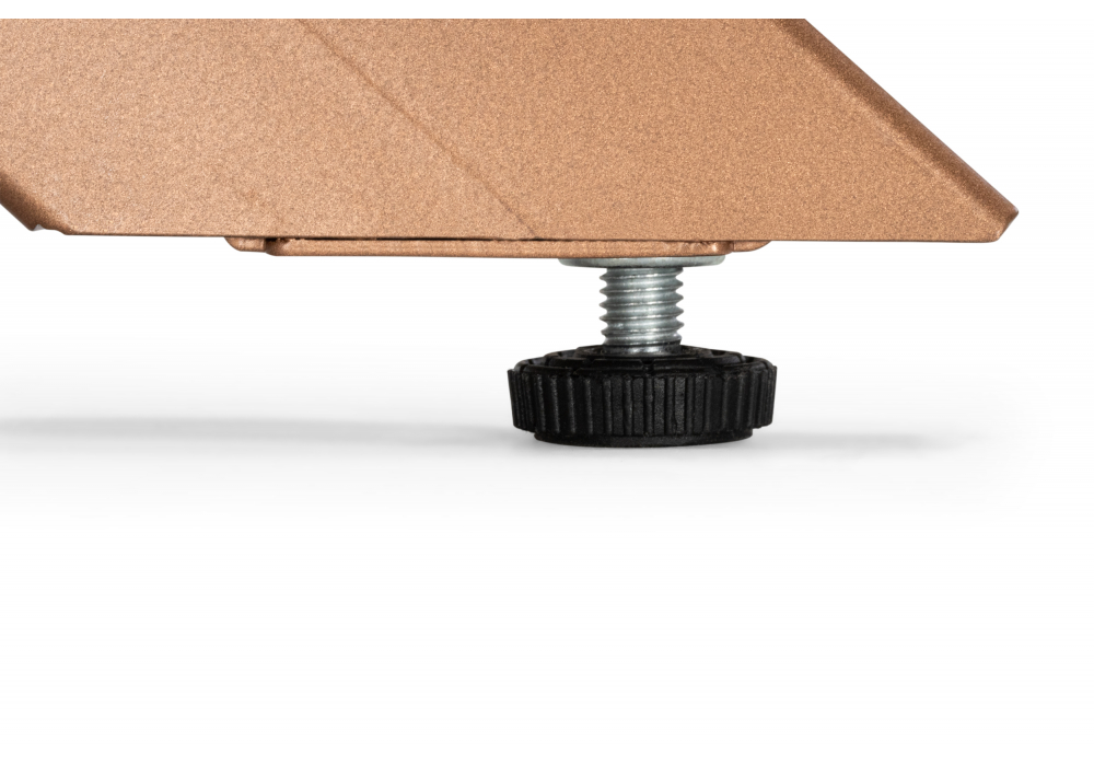 фото стол деревянный раскладной 116(160)x77 woodville кортез малави / медь 619232 | 220svet.ru