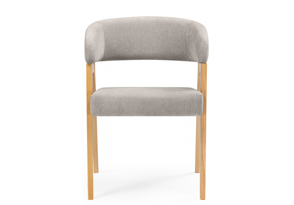 фото стул деревянный woodville невада 1 ткань 231 / светлое дерево 620593 | 220svet.ru