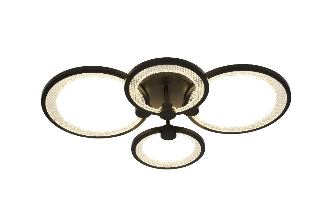 фото светильник потолочный светодиодный эра модерн с ду odry cll-1-78-rc bk б0069751 | 220svet.ru