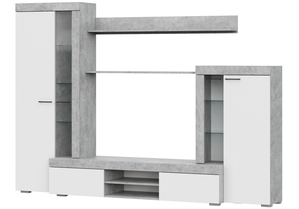 фото гостиная  woodville swede цемент светлый / белый 499615 | 220svet.ru