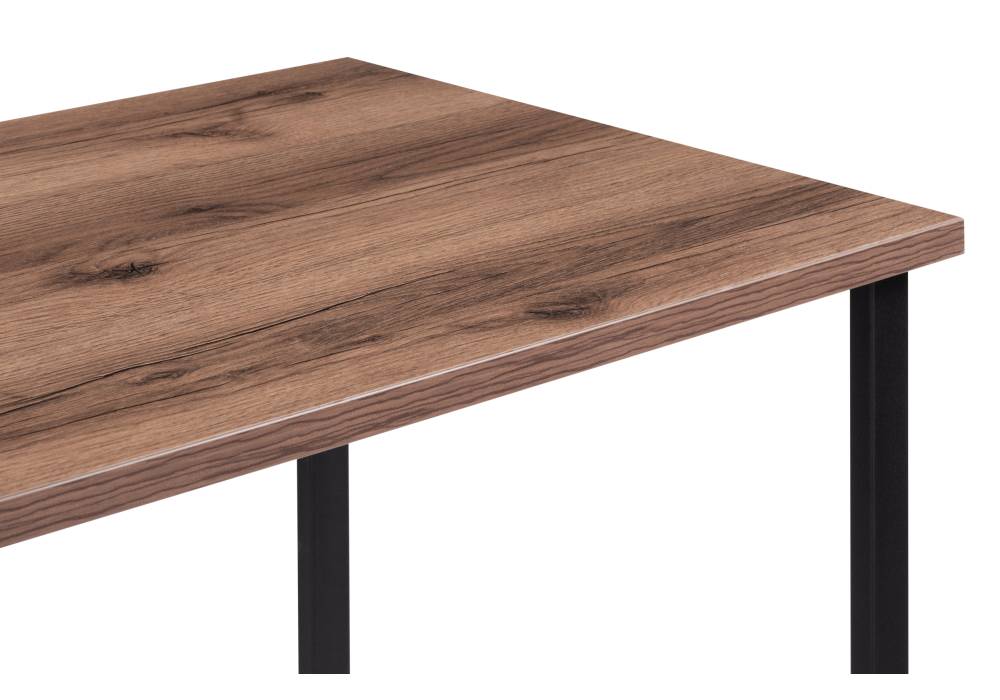 фото стол woodville дилан лофт 120х40х110 дуб делано темный 513977 | 220svet.ru