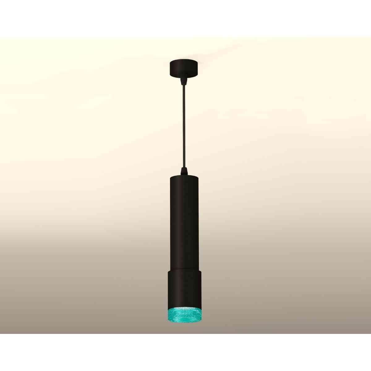 фото комплект подвесного светильника ambrella light techno spot xp7422004 sbk/bl черный песок/голубой (a2302, c6356, a2030, c7422, n7194) | 220svet.ru