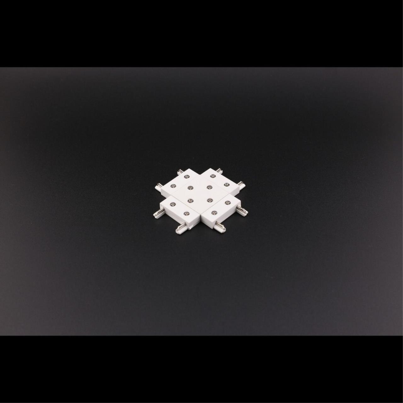 фото коннектор питания х-образный aployt magnetic track 48 apl.0181.10.06 | 220svet.ru