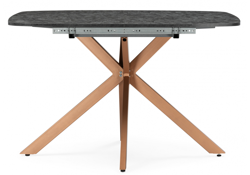 фото стол деревянный раскладной 116(160)x77 woodville кортез малави / медь 619232 | 220svet.ru