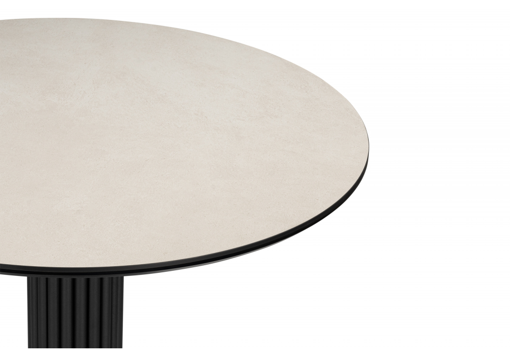 фото керамический стол 110 woodville кэмерон krater perla repose / черный 625711 | 220svet.ru