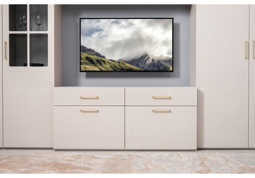 фото тв-тумба woodville таринис кашемир / моно керамика / белый шагрень 676813 | 220svet.ru