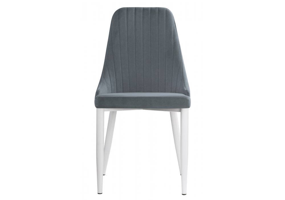 фото обеденная группа woodville уин 80 white / gray 579107 | 220svet.ru