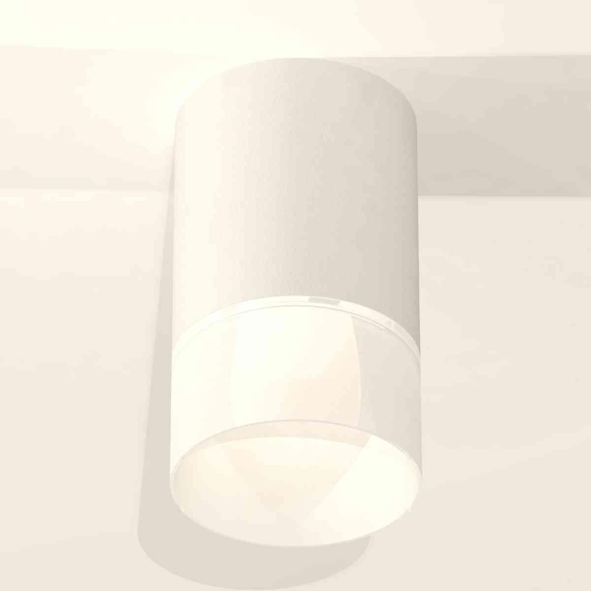 фото комплект накладного светильника ambrella light techno spot xs7421025 swh/fr белый песок/белый матовый (c7421, n7170) | 220svet.ru