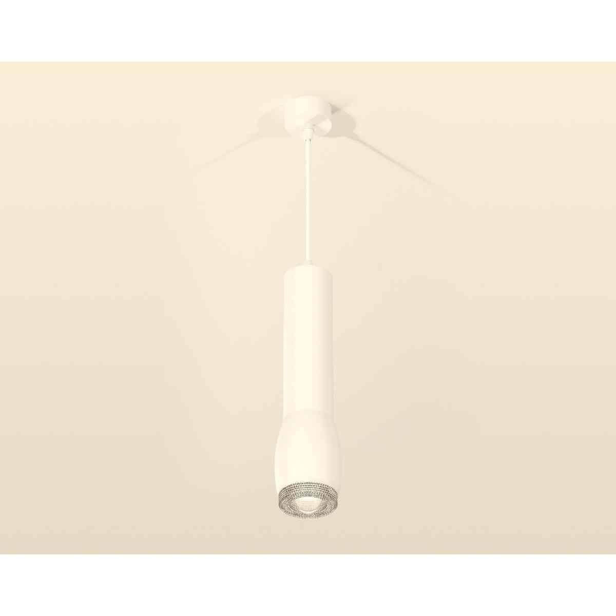 фото комплект подвесного светильника ambrella light xp1122005 swh/cl белый песок/прозрачный (a2301, c6355, a2010, c1122, n7191) | 220svet.ru