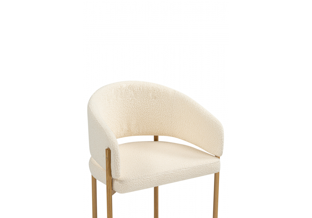 фото стул на металлокаркасе woodville janin white / wooden metal 15931 | 220svet.ru