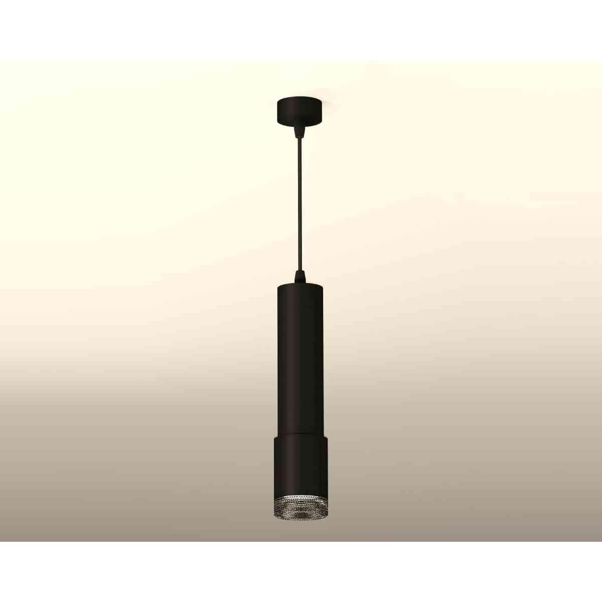 фото комплект подвесного светильника ambrella light techno spot xp7422002 sbk/bk черный песок/тонированный (a2302, c6356, a2030, c7422, n7192) | 220svet.ru