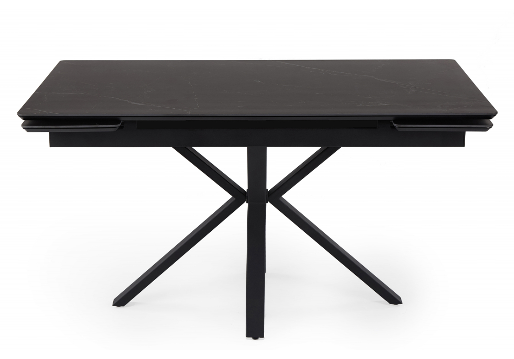 фото керамический стол раскладной 140 (200) х 80 woodville старлайт shakespeare black / черный 622892 | 220svet.ru