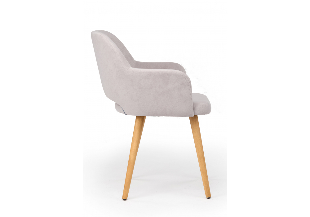 фото стул деревянный woodville эолин светло-серый (glory 36) / светлое дерево 631724 | 220svet.ru