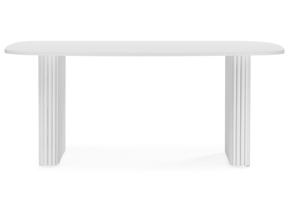 фото стол деревянный 160х90 woodville бавария b белая пленка шагрень 620428 | 220svet.ru