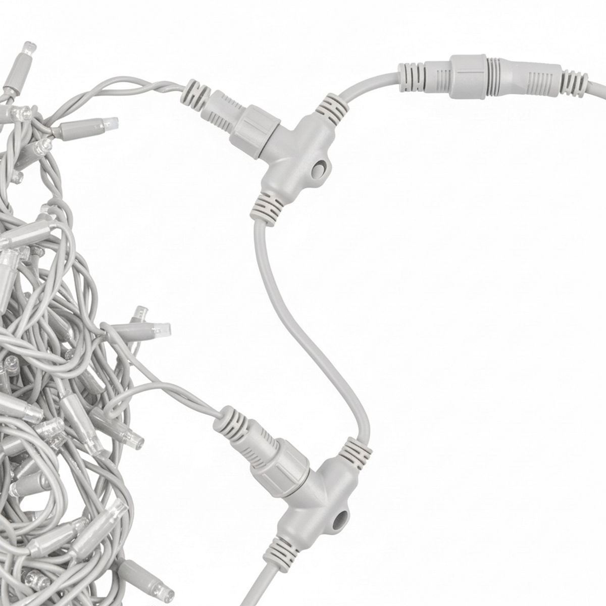 фото провод-шина для гирлянд uniel ucx-f90 t10/2m/wh ul-00013218 | 220svet.ru