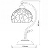 Миниатюра фото настольная лампа velante 888-804-01 | 220svet.ru