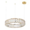 Миниатюра фото подвесной светодиодный светильник odeon light version 5071/70l золотой | 220svet.ru