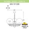 Миниатюра фото подвесной уличный светильник fumagalli sichem/g250 3l. g25.120.s30.wye27 | 220svet.ru