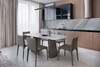Миниатюра фото стол обеденный garda decor 160kd-60061 | 220svet.ru