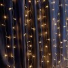 Миниатюра фото уличная светодиодная гирлянда feron занавес 230v теплый белый без мерцания cl24 41626 | 220svet.ru