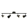 Миниатюра фото светодиодный спот arte lamp gioved a6008pl-4bk | 220svet.ru