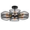 Миниатюра фото потолочная люстра arte lamp maasym a7044pl-6bk | 220svet.ru
