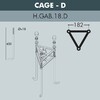 Миниатюра фото парковый фонарь fumagalli ektor 4000 adam/noemi 3l  e35.372.m30.axh27 | 220svet.ru