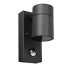Миниатюра фото уличный настенный светильник arte lamp mistero a3322al-1bk | 220svet.ru