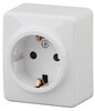 Миниатюра фото розетка эра 2p e schuko со шторками 16a 250v 11-2204-01 б0020688 | 220svet.ru