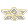 Миниатюра фото потолочная светодиодная люстра profit light 8054/3+3 wht | 220svet.ru