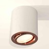 Миниатюра фото комплект накладного светильника ambrella light techno spot xs7421004 swh/ppg белый песок/золото розовое полированное (c7421, n7005) | 220svet.ru