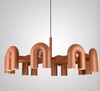 Миниатюра фото подвесная светодиодная люстра inodesign fanny orange 8 40.10055 | 220svet.ru