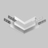 Миниатюра фото коннектор для встраиваемой трековой системы voltega exilight vgl034cl-42.12w | 220svet.ru