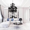 Миниатюра фото подвесная люстра loft it zenith 10210/6 black | 220svet.ru