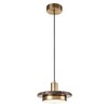 Миниатюра фото подвесной светильник escada 10260/1 led*12w brass/brown marble | 220svet.ru
