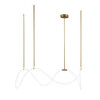 Миниатюра фото подвесной светодиодный светильник loft it thread 10388p/c brass | 220svet.ru