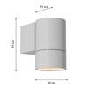 Миниатюра фото уличный настенный светильник favourite 4794-1w | 220svet.ru