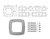 Миниатюра фото рамка 5-постовая ambrella volt omega ecta of140505 | 220svet.ru