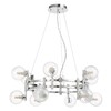 Миниатюра фото подвесная люстра crystal lux luxury sp12 chrome | 220svet.ru