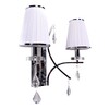 Миниатюра фото бра lumina deco glamour ldw 66247-2 wt+chr | 220svet.ru