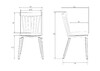 Миниатюра фото набор 3 шт стул обеденный dobrin theo lmzl-pp687-n3_lb-tr_gr-03-13362 | 220svet.ru